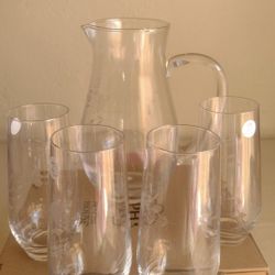 Jarra Y Vasos De Princess House 