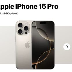 Brand New iPhone 16pro 128gig. AT&T Carrier 