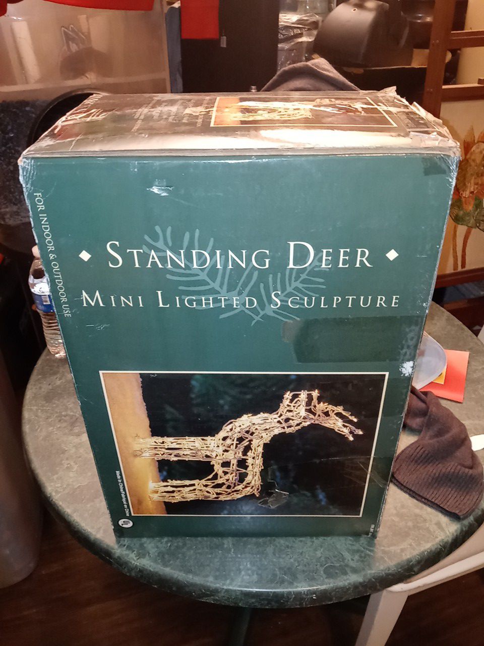 Standing Deer mini light sculpture