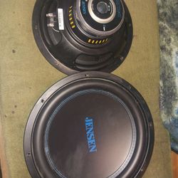 Jensen Car Subs Two 12-inch Speakers 