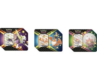 Pokémon Shining Fates V Tins . (3 Pieces)
