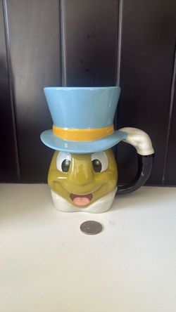 Disney park / Jiminy Cricket Ceramic Character Mug