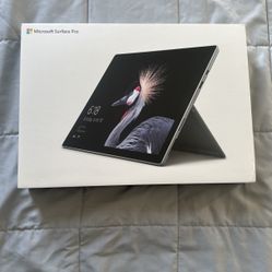 Microsoft Surface Pro 5 (Brand New) + Type Cover Keyboard + Case/Laptop Bag