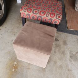 Beautiful chair with ottoman