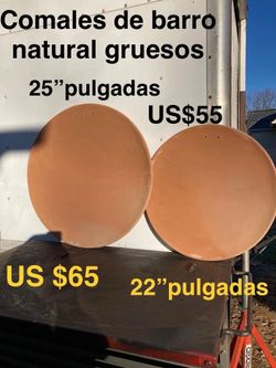 Cómales de barro artesanales extra grandes
