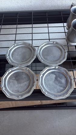 Crown castle vintage plates