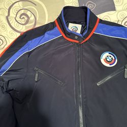 bmw genuine mens classic motorsport long sleeve zipped jacket top