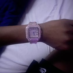 Rose gold diamond watch #bling #luxury #diamonds text me to buy asp before it’s too late!!💯