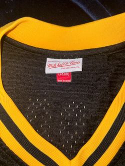 Mitchell & Ness Black and Gold Mesh Jersey
