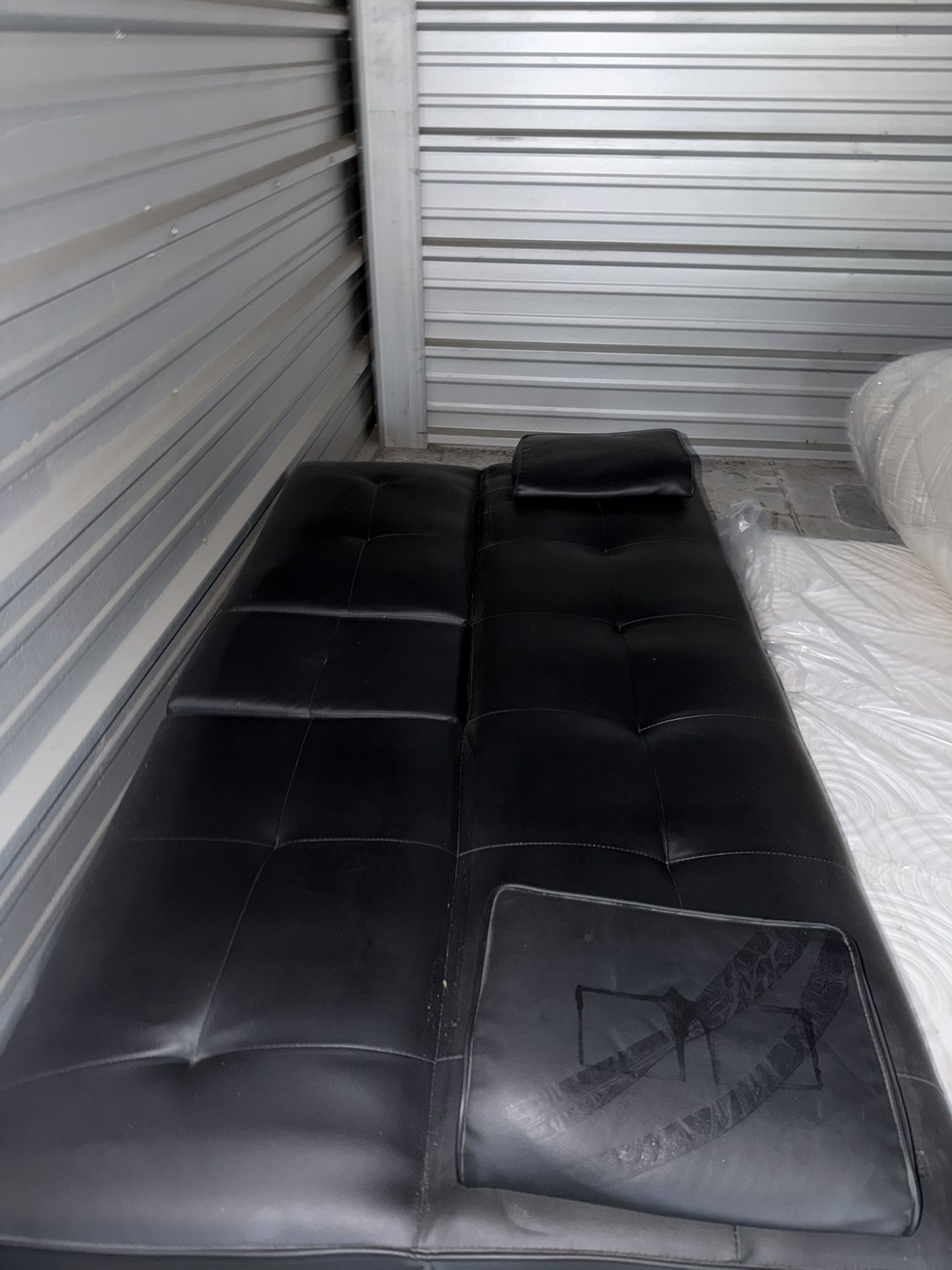 Leather Foldable Couch 