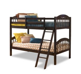 TWIN/TWIN WOOD BUNK BED NEW IN BOX