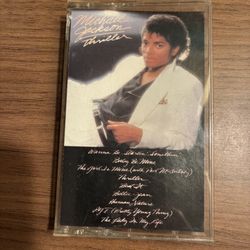 Micheal Jackson Thriller Cassette Tape (Rare)