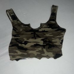 Camo Crop Top 