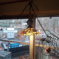 Solid Brass Tiffany Lamp