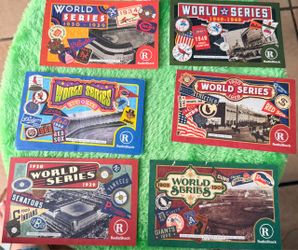 Radio Shack 100th Anniversary World Series 11 Card Postcard Set Baseball