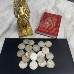 Silver Morgan And Peace Dollars 