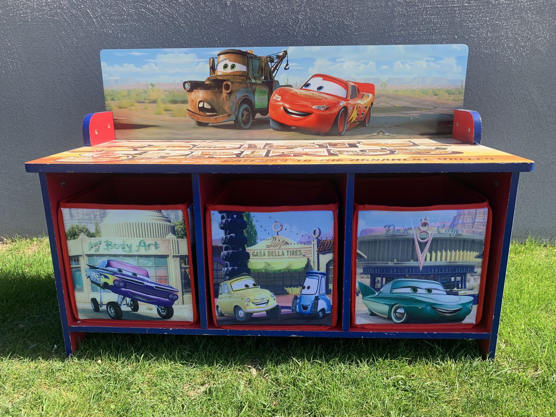 Disney best sale cars organizer