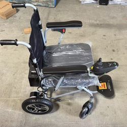 ELECTRIC WHEELCHAIR LIGHTWEIGHT FOLDABLE COMPACT MOTORIZED 43LB - BLACK