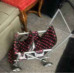 Doll double stroller like new