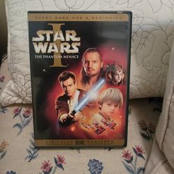 Star Wars Phantom Menace DVD 