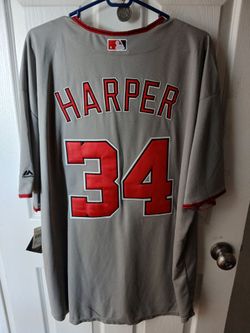 Majestic Bryce Harper #34 Washington Nationals Jersey