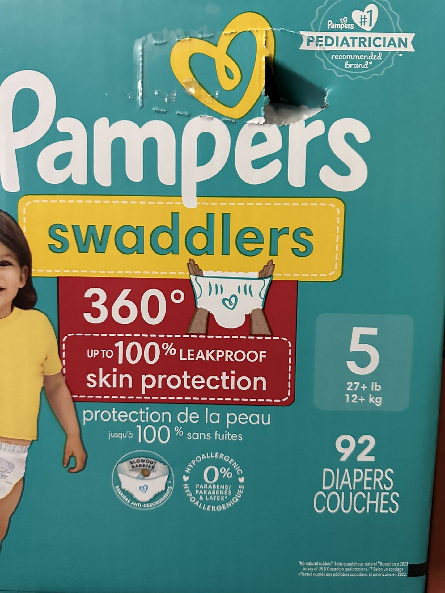 Huggies And pampers Size 5