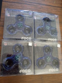 Dallas Cowboys FOCO Brand Distracto Spinnerz-Lot of 4-NIOP!