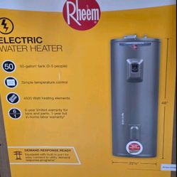 Electric Water Heater New 50 Gal $600 Firm Price 
