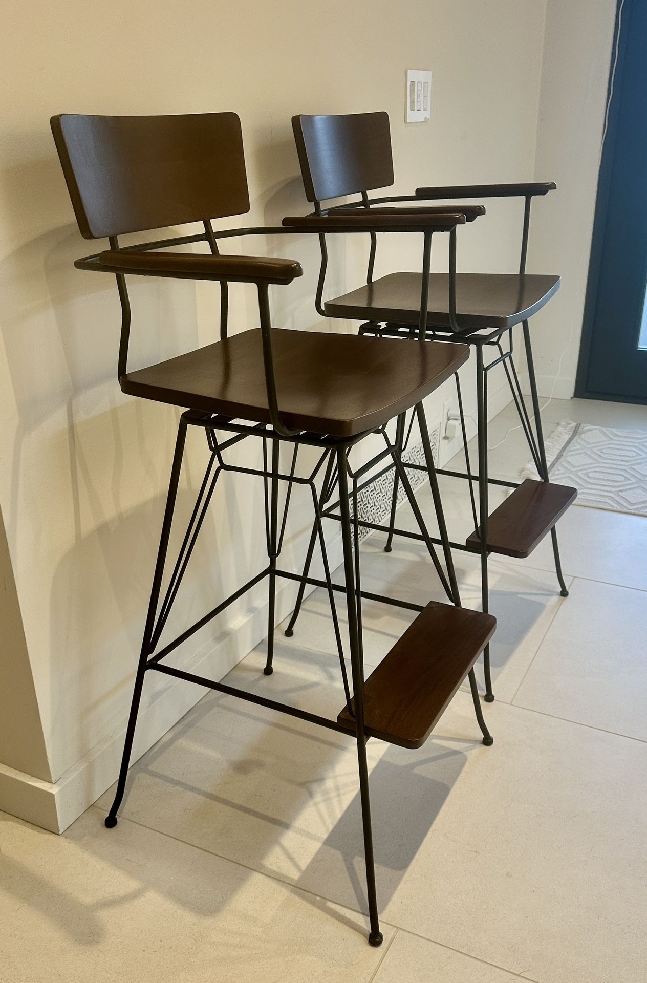 Elston Swivel Bar Stools - Set of 2 