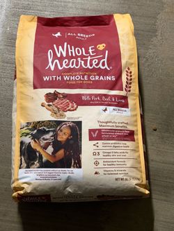 Whole Hearted Dog Food 30LB