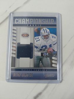 Deion Sanders Card 