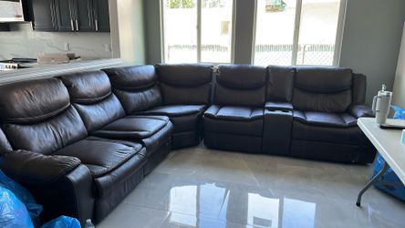 Sala color cafe reclinable usada