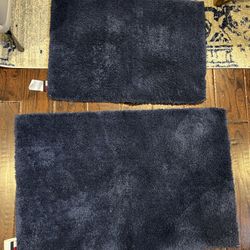 2 Brand New Bath Mat Tommy Hilfiger Navy Color 