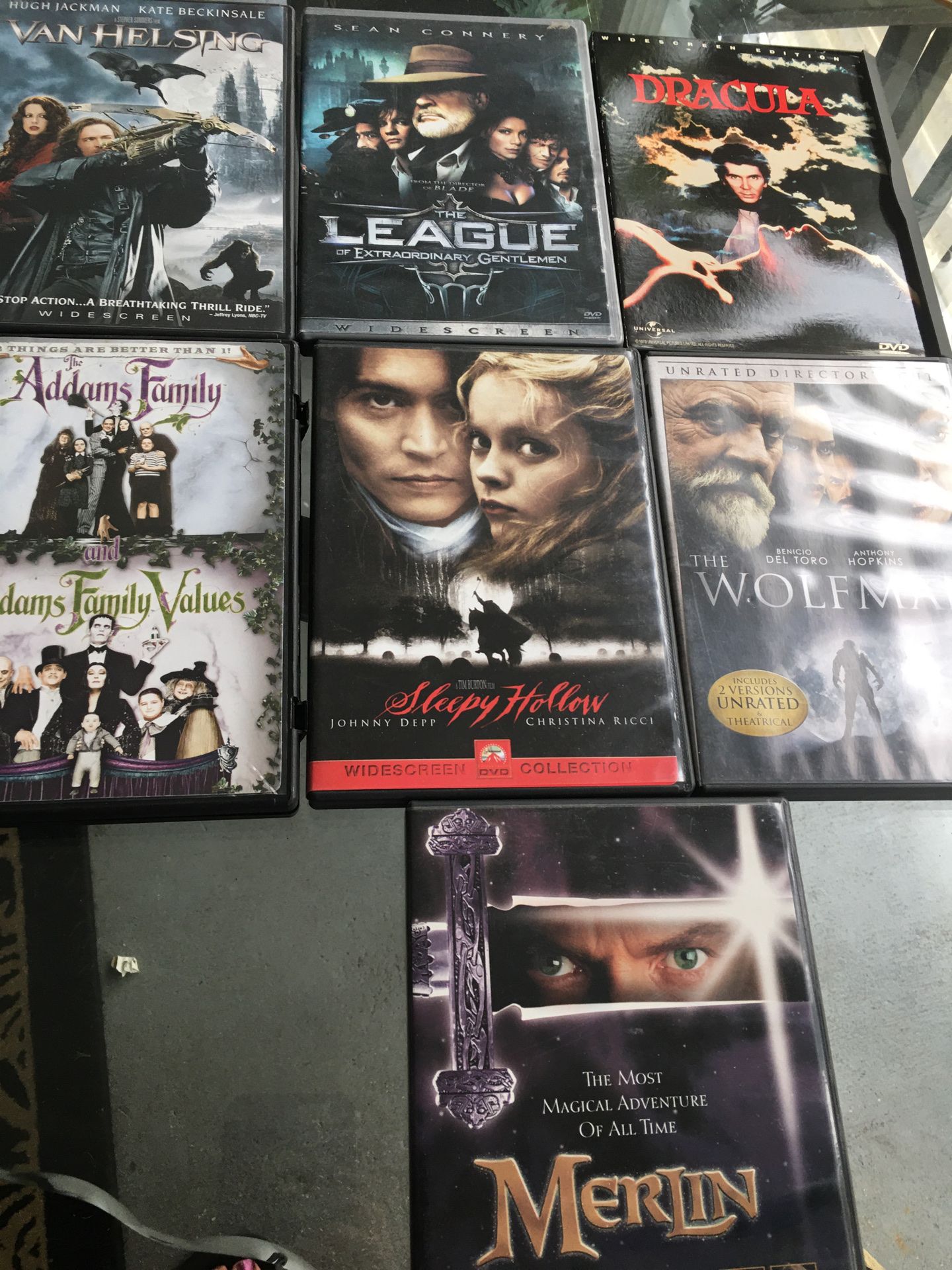 Lot of 7 horror/thriller movies