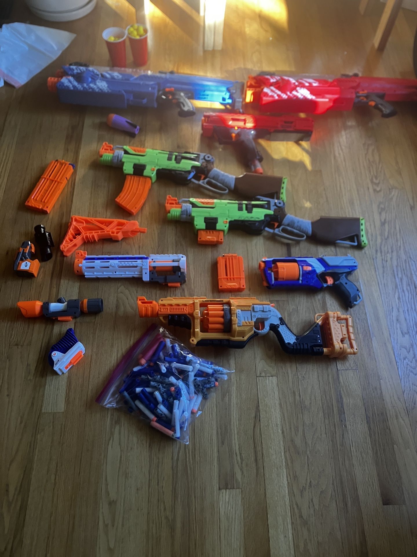 A nerf guns for one price