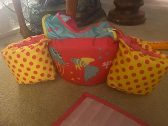 Speedo Life Jacket Floatie Vest 30-50 Lbs Delivery Make An Offer