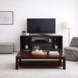 Modern Dark Wood TV Stand / Media Console