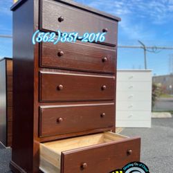 Brown Jumbo 2 Knob Dresser Cajonera Chest Mueble Nuevo 