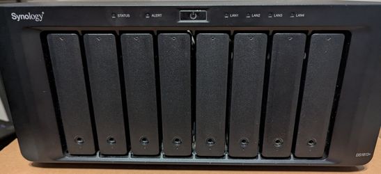 Synology DS1813+ 8 bay NAS Diskless in Original Box *Used *