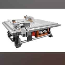 RIDGID 6.5-AMP 7 IN. BLADE CORDED TABLE TOP WET TILE SAW