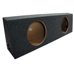 Dual 12" Subwoofer Regular Standard Cab Truck Sub Box Enclosure
