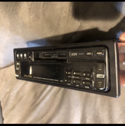 High Power Car Auto Stereo Receiver w Cassette Player