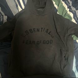 Black Essentials Hoodie