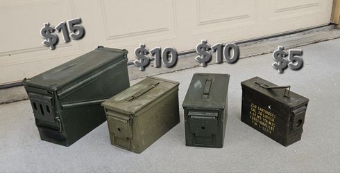 Ammo Amunition Boxes