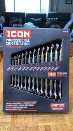 14 Piece Professional Wrench Set. Metric Life Time Guarantee