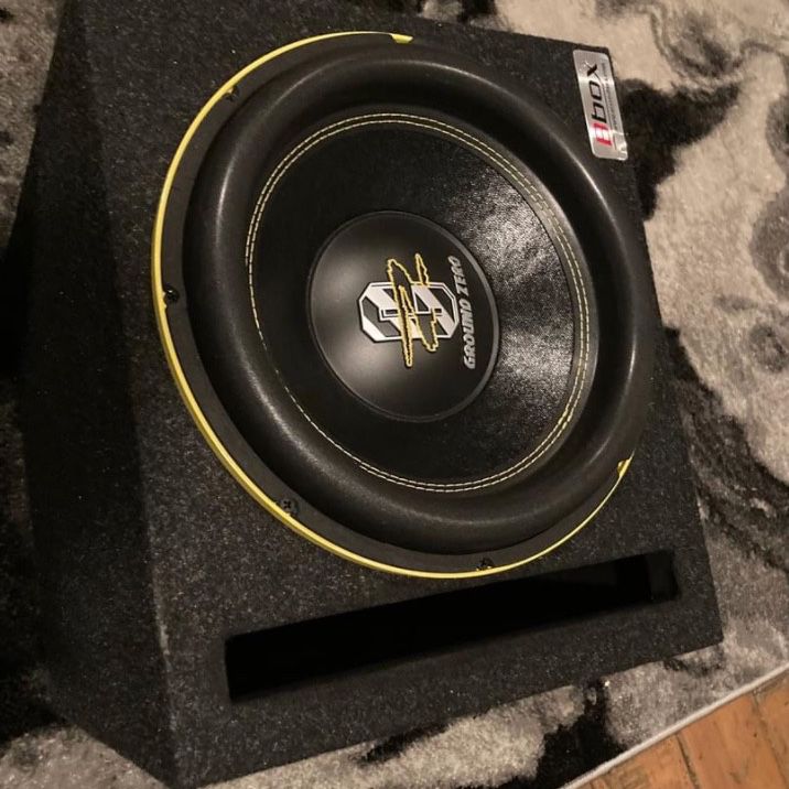 Zero 12” SPL subwoofer with box for Sale in Philadelphia, PA - OfferUp