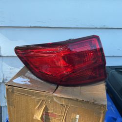 2016 Acura MDX Driver Side Rear Tail Light 