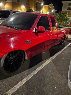 1999 f150 super charge ,red