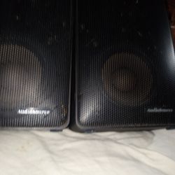 Rare Heavy All Steel Audio source (LS- TWO) Perfect Wall/Bookshelf Speakers $75 Worth $125