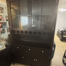 China Cabinet With Storage 